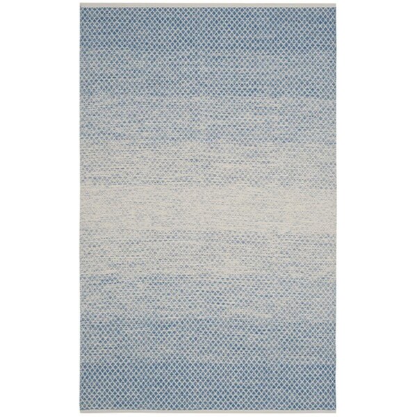 Safavieh 6 x 9 ft. Medium Rectangle Montauk Hand Woven RugBlue & Ivory MTK601B-6 - main